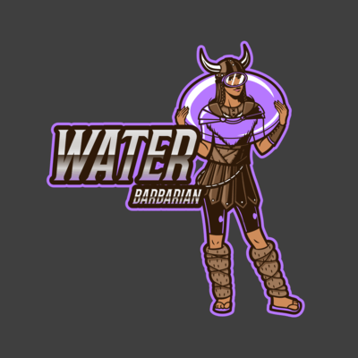 Fortnite Inspired Gaming Logo Template Featuring A Female Warrior With A Floating Ring