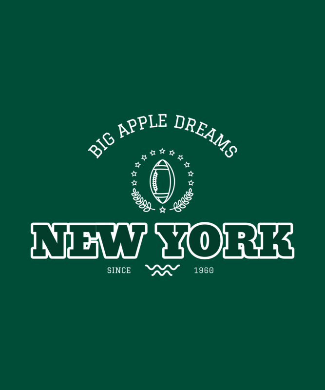 T Shirt Design Creator Featuring A Football Icon For A College Sports Team