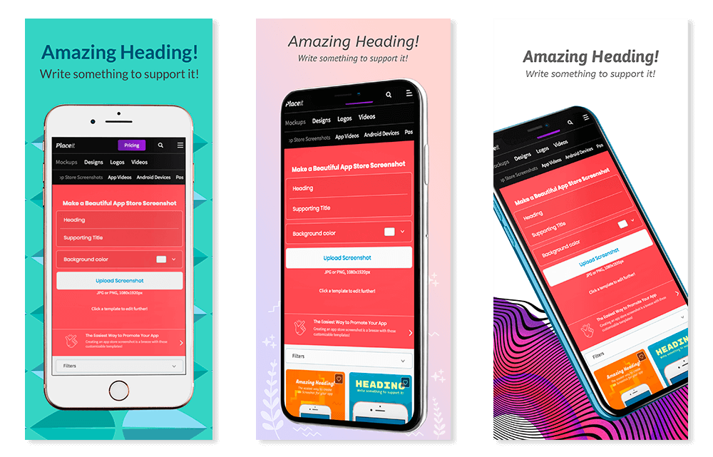 Download Promote With An Awesome App Store Screenshots Placeit Blog