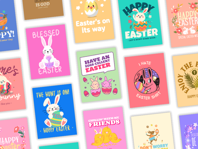 Easter T Shirt Designs Compilation