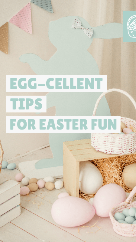 Pinterest Pin Template Featuring Fun Ideas For Easter Season