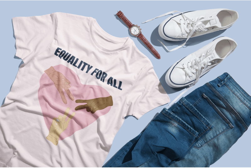 Download Placeit T Shirt Mockup Featuring Jeans And Sneakers