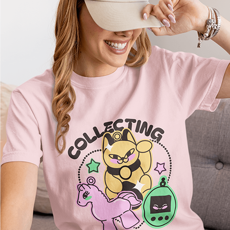 Homemade Feel Mockup Featuring A Cheerful Woman In A T Shirt By Comfort Colors Featured