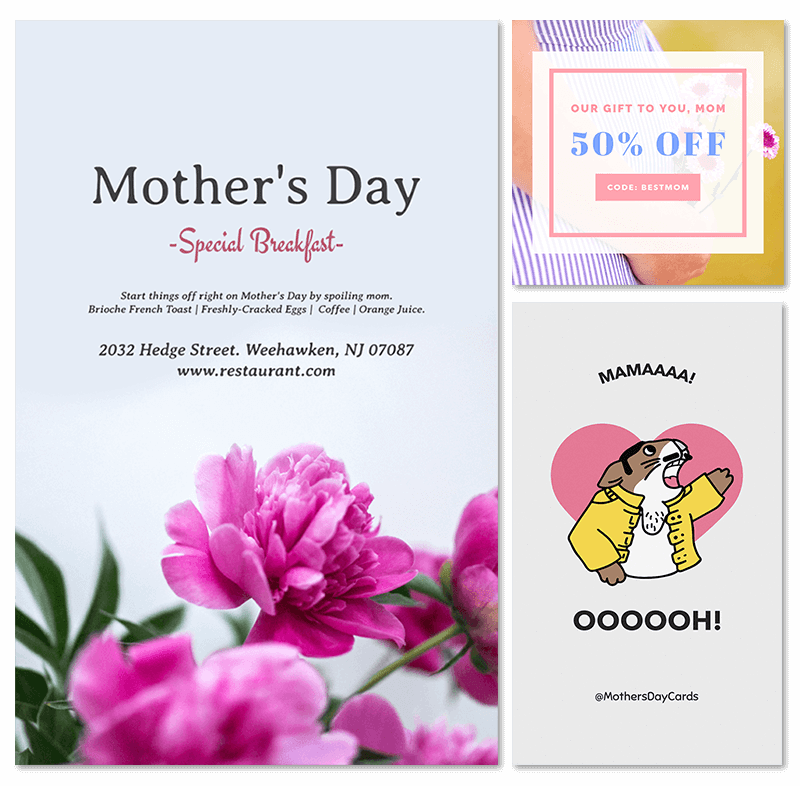 Mother's Day Designs to promote online by Placeit