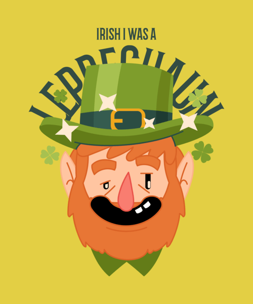 T Shirt Design Generator With A Drunk Leprechaun Illustration For St. Patrick's Day