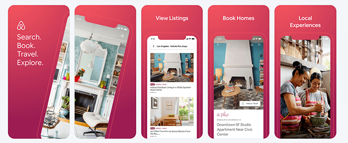 Airbnb App Screenshots