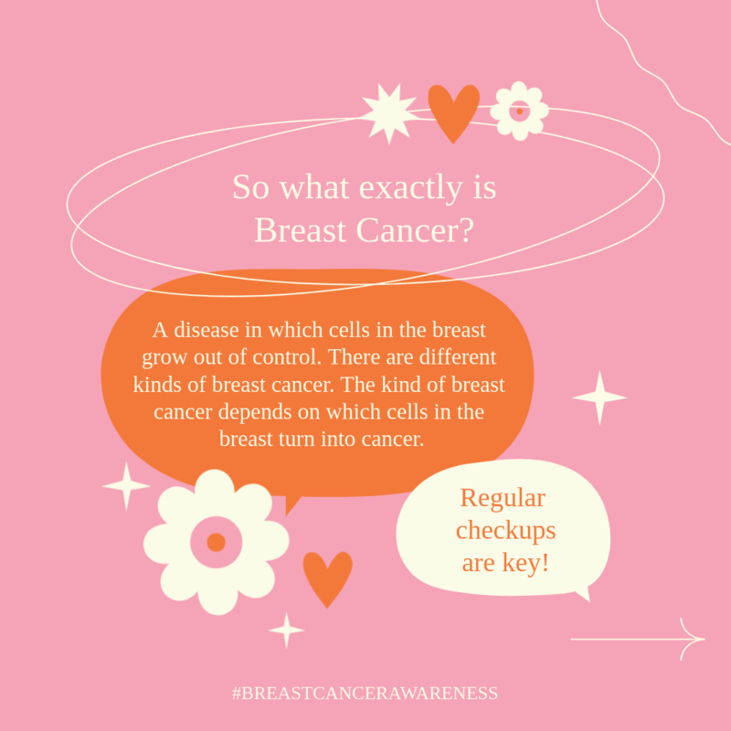Breast Cancer Themed Instagram Post Design Generator For A Commemorative Carousel