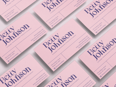 Business Card Mockup Of Multiple Cards In An Angled Arrangement A6222