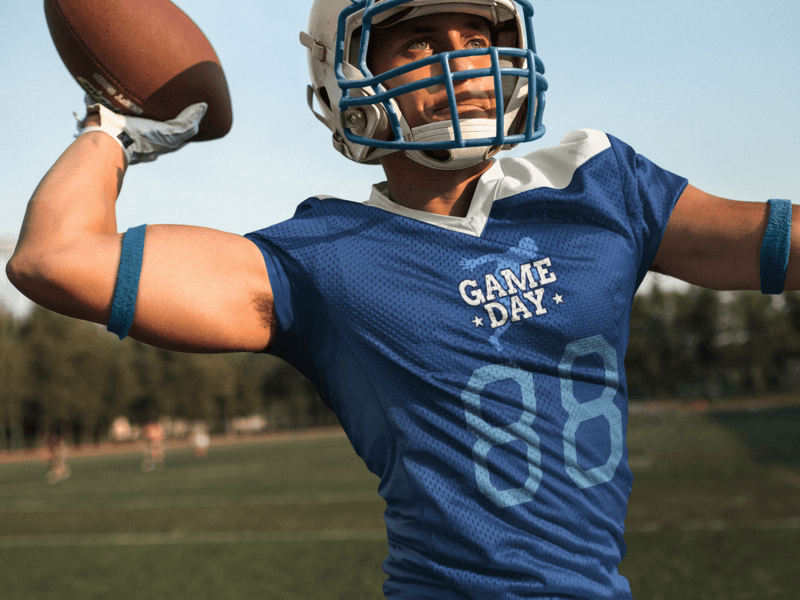 Placeit - Custom Football Jersey Maker - American Football Jersey