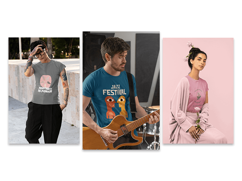 Influencers Tshirt Mockups