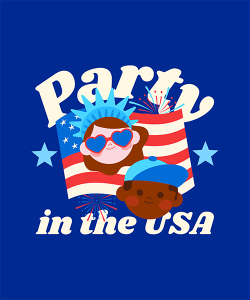 Kids T Shirt Design Creator To Celebrate The 4th Of July