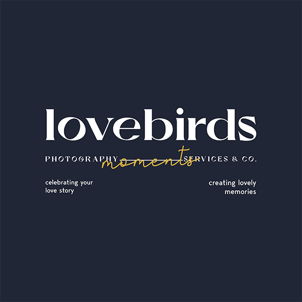 Logo Maker With Modern Fonts For A Wedding Photography Service