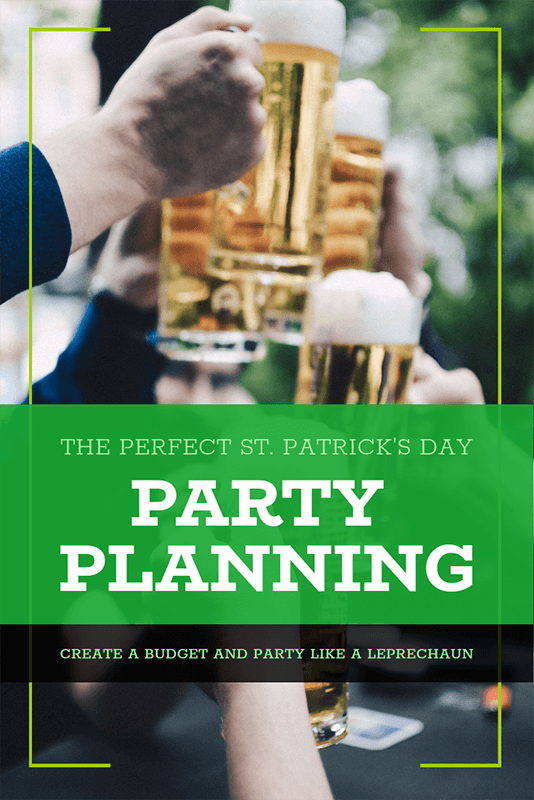 St Patrick S Day Pinterest Pin Template For A Party Planning