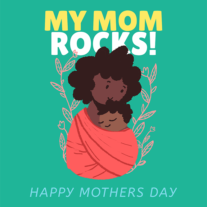 T Shirt Design Creator Featuring A Mother Holding Her Baby 2426b Copy