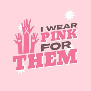 T Shirt Design Generator Featuring Breast Cancer Themed Ribbon Illustrations