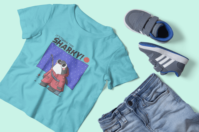 T Shirt Mockup Of A Boy S Outfit