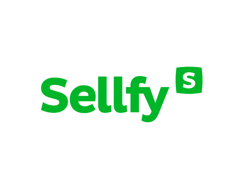 The Sellfy Logo In A White Background As Part Of The 15 Best Print On Demand Websites For 2024.png