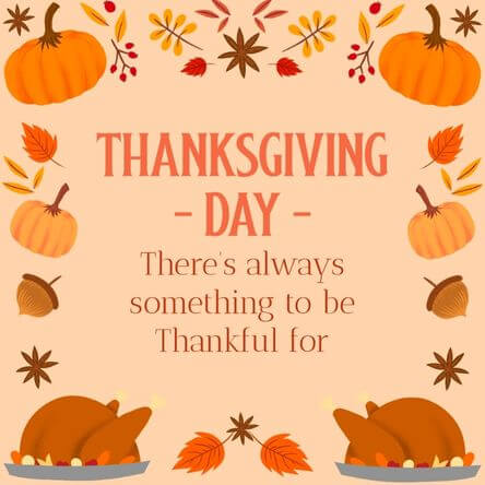 Instagram Post Design Maker With Thanksgiving Quotes