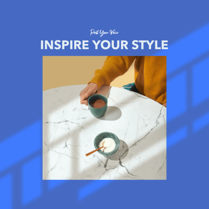 Modern Instagram Post Template For A New Collection Post With A Square Picture