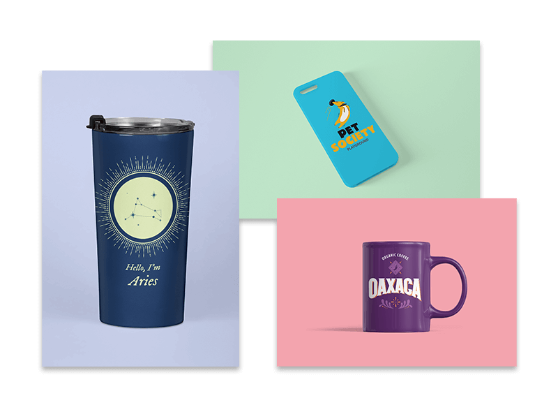 Travel Mug Mug And Iphone Case Mockups