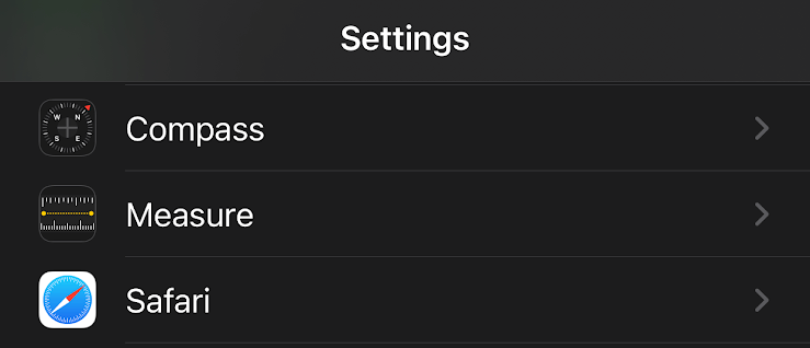 Ios Settings