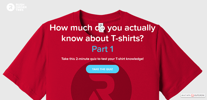 T Shirt Quiz