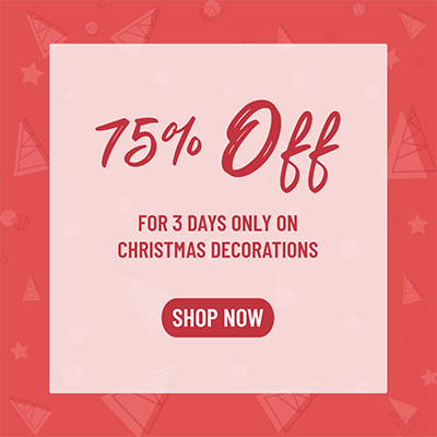 Ad Banner Design Template For Christmas Sales