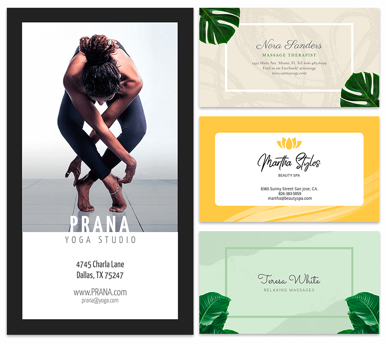 Business Cards Wellness