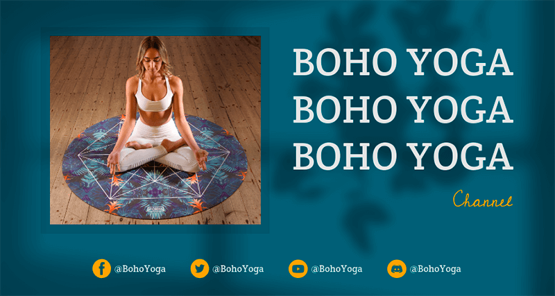 Twitch Banner Creator For A Yoga Streaming Channel
