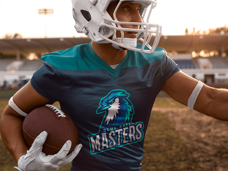 Placeit - Custom Football Jersey Maker - American Football Jersey