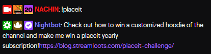 Streamloots Placeit chest - tier A prize