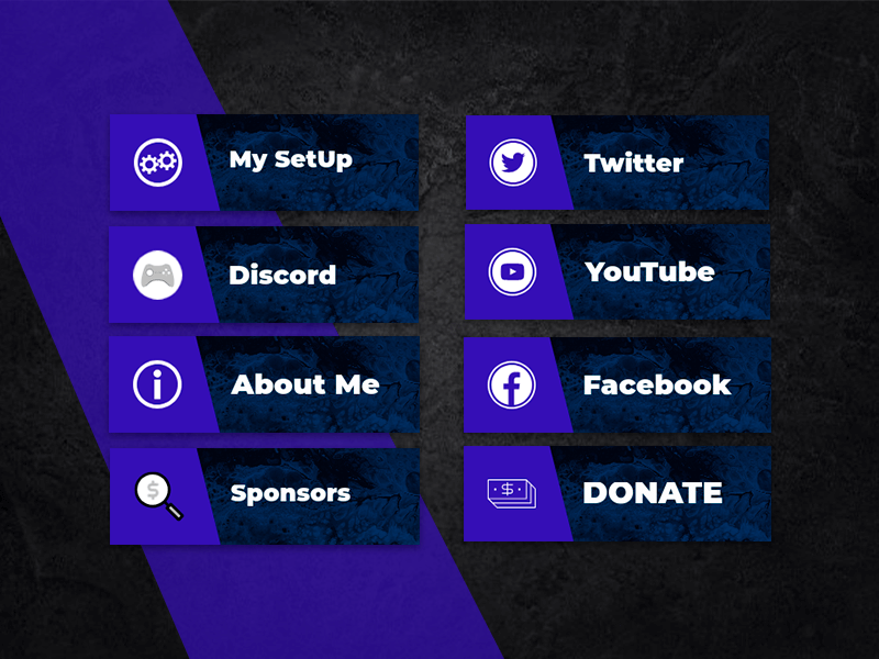 how to edit twitch panels