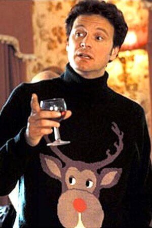 Mark Darcy από το ημερολόγιο της Bridget Jones Wearing The Ugliest Christmas Sweater