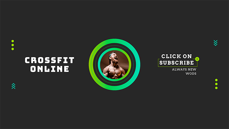 Youtube Banner Creator For A Crossfit Channel