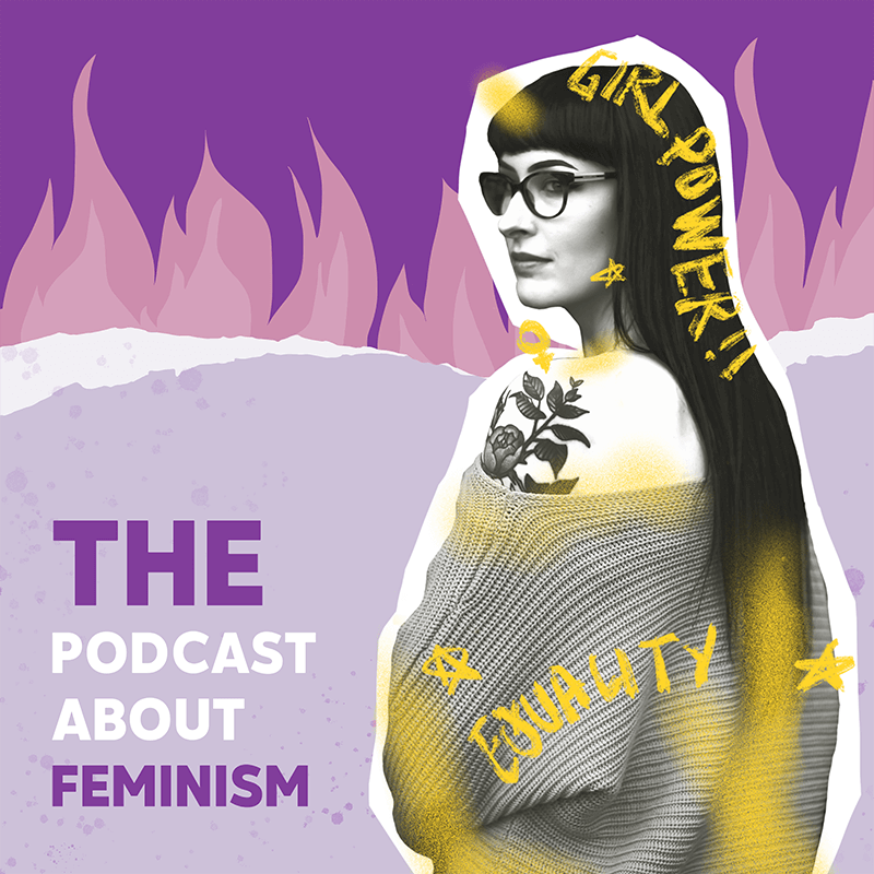 Cover Design Template For A Feminism Themed Podcast