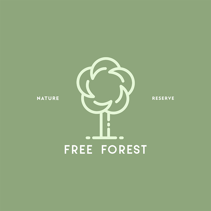 Nature Reserve Logo Design Maker With A Tree Graphic