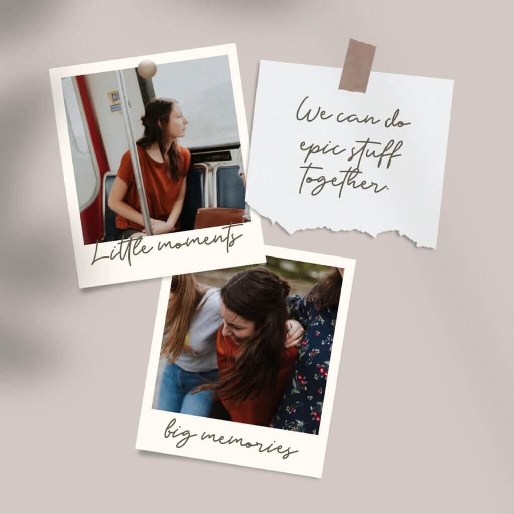 Polaroid Themed Instagram Post Design Template With A Collage Style 4716 El1 Easy Resize.com