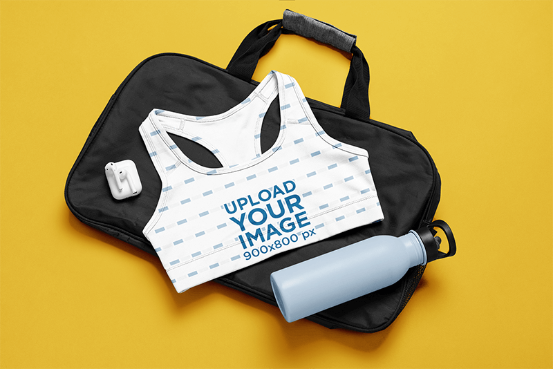 Sports Bra Free Mockup