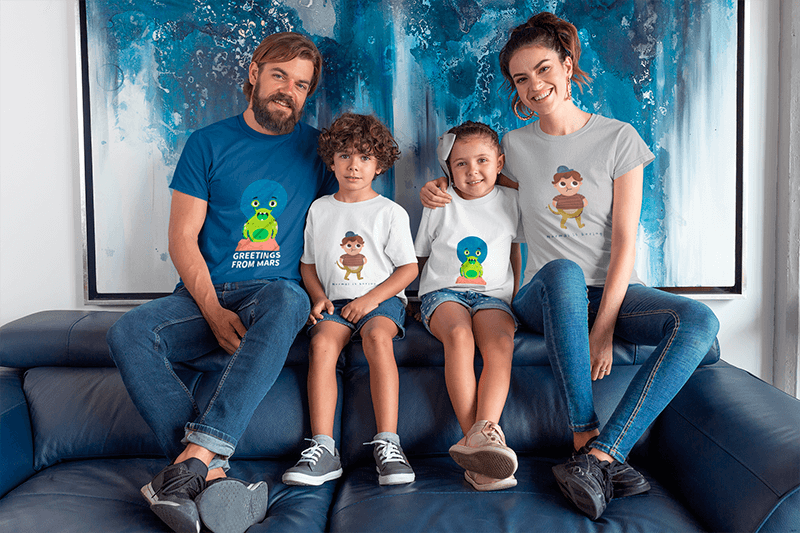 Print On Demand T Shirts Are Perfect For The Whole Family