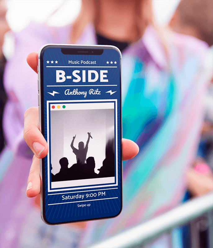 Mockup Featuring A Woman Holding An Iphone 11 Pro At A Concert