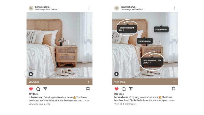Example Of An Instagram Shoppable Post