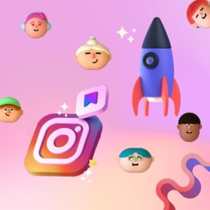 Creative 3D Template Showing the 10 Instagram Trends For 2022