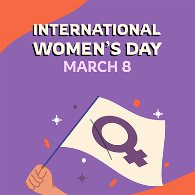 Instagram Post Design Creator For International Women S Day With A Feminist Flag