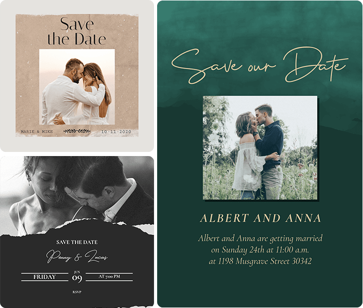Save The Date Templates For A Wedding