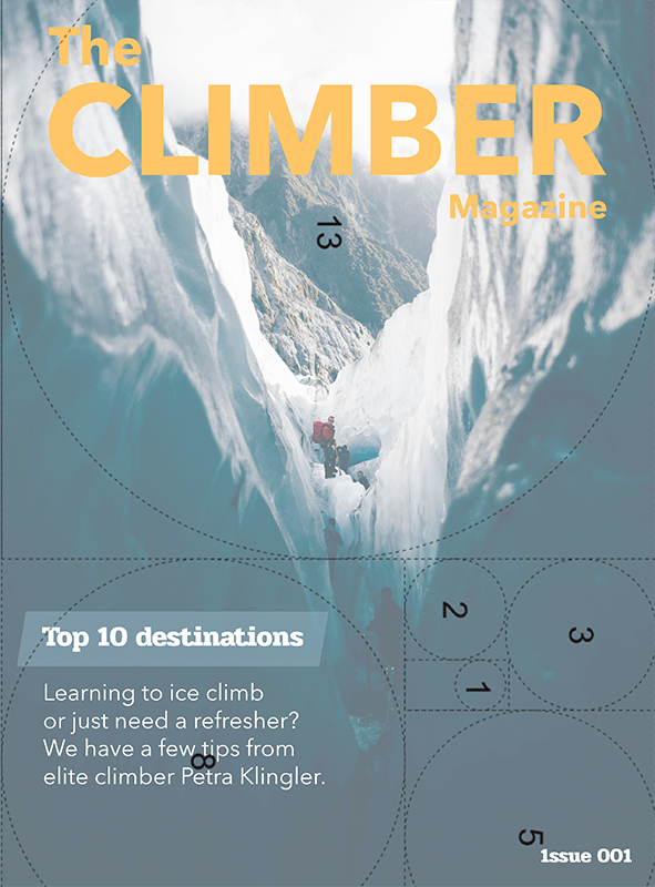 Climbing Magazine Cover Designer