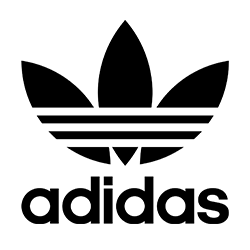 Esimerkki Adidas-logon yhdistelmämerkistä