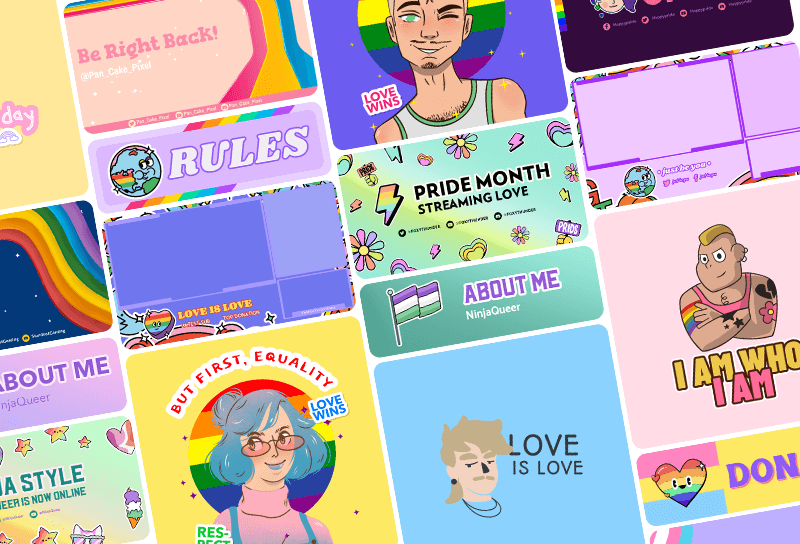 Celebrate Pride Month with Twitch Pride Designs