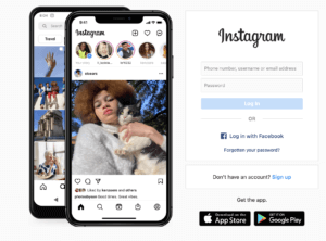 Instagram Login Page Screenshot