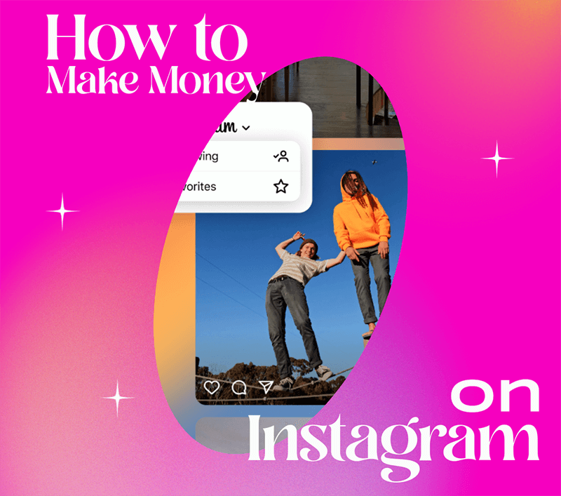Instagram Post Design Template Featuring A Feminist Theme And A Gradient Background