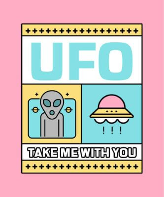 T Shirt Design Maker With A Ufo Day Theme And An Alien Spaceship Clipart